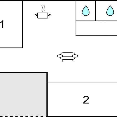 公寓 Two-bedroom In *